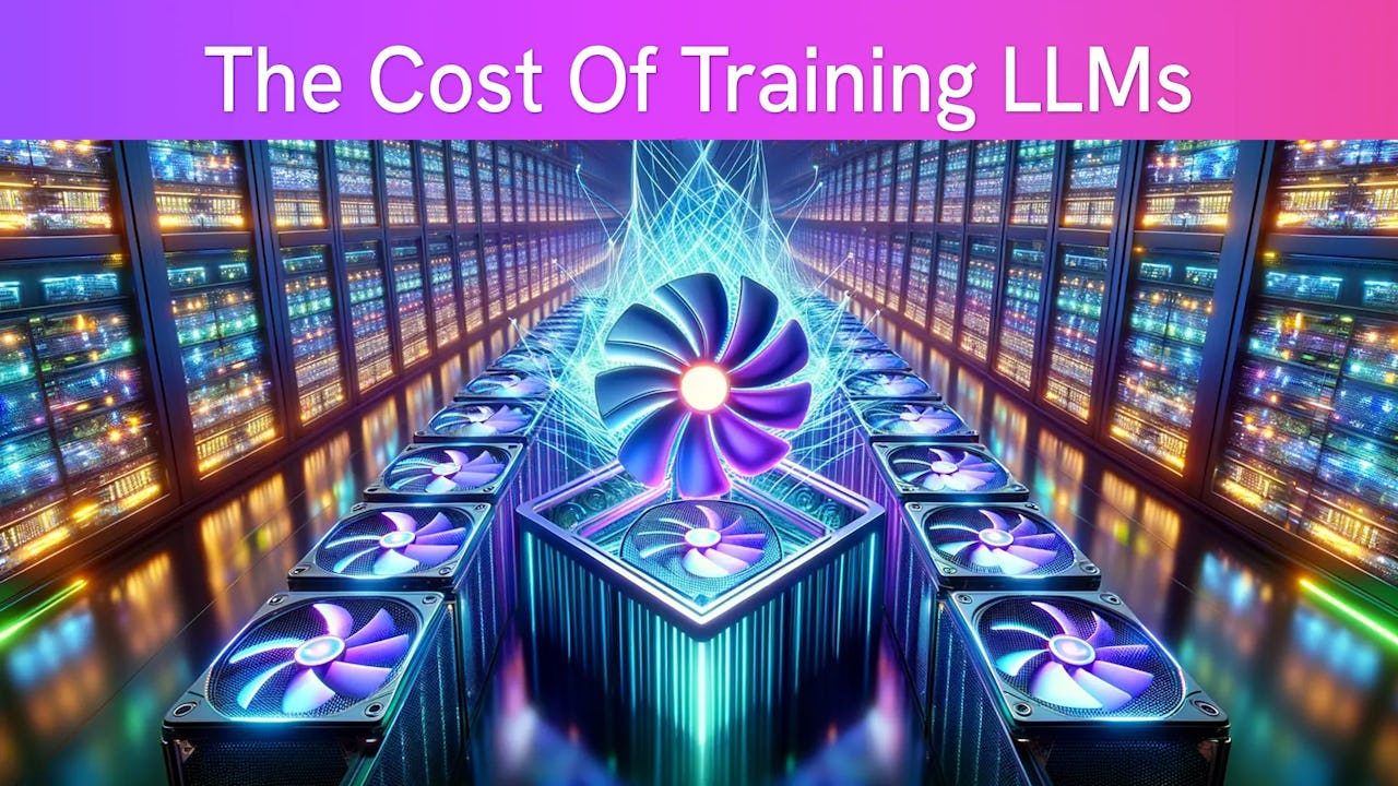 What is the cost of training large language models? cover photo