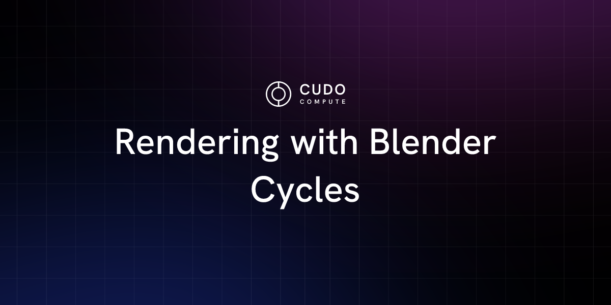 Rendering with Blender Cycles | Tutorial