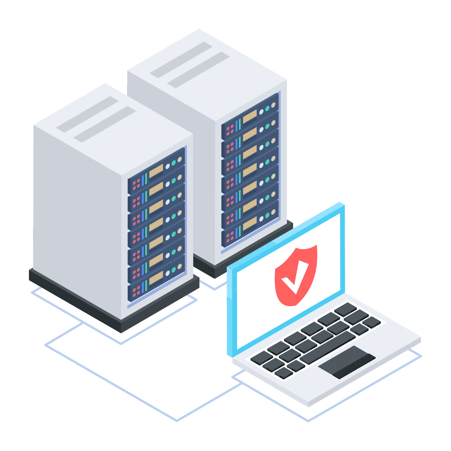 Secure network with enhanced access rules