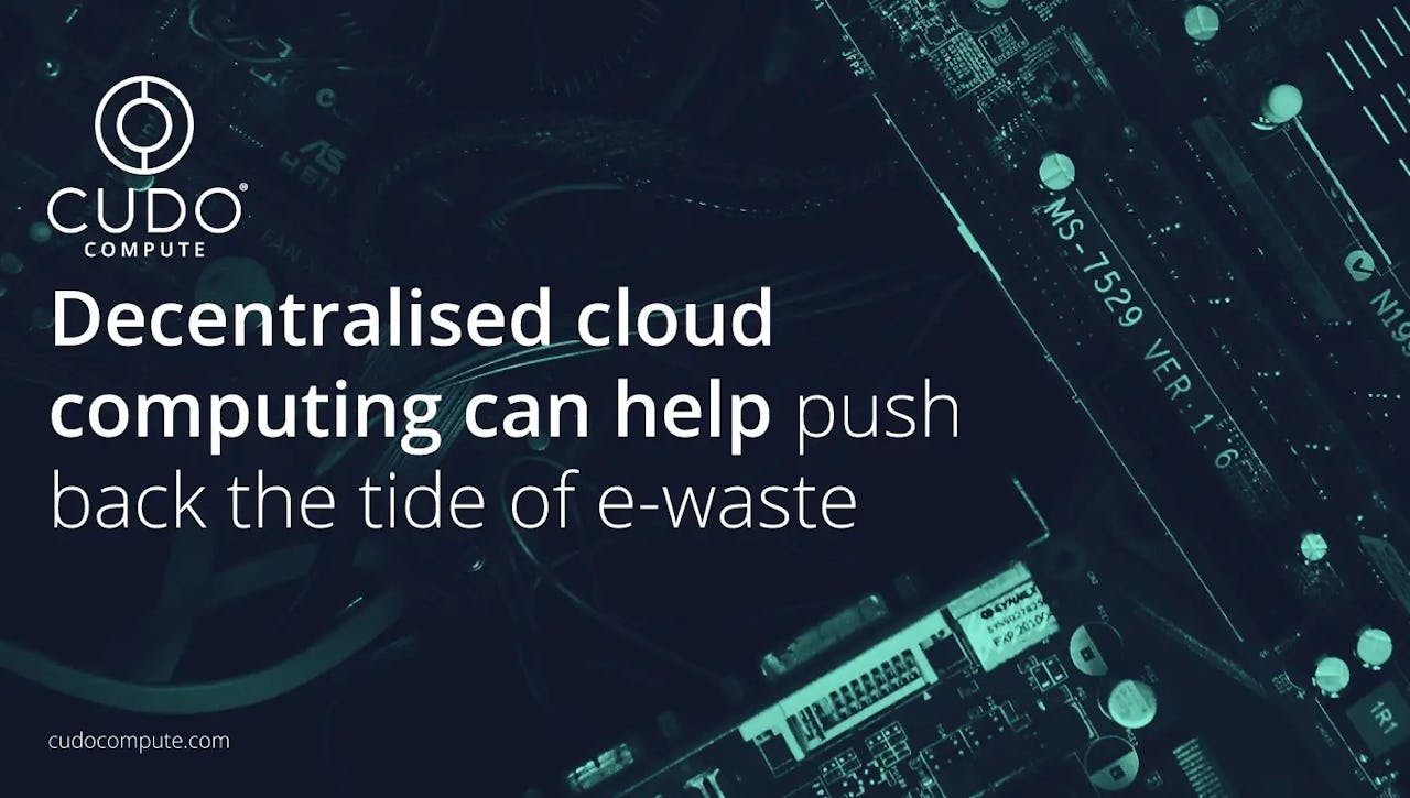 Decentralised cloud computing can help push back the tide of e-waste cover photo