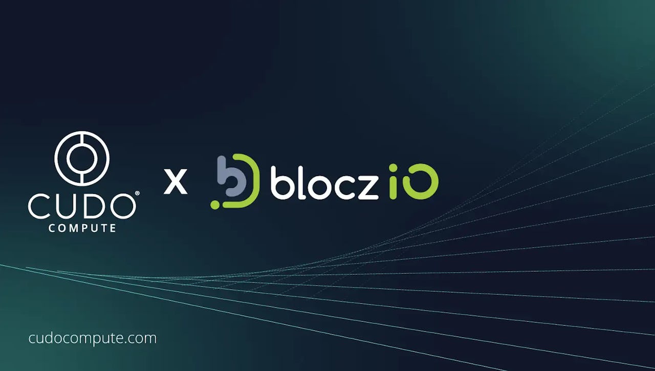 Cudos partners with blocz IO to drive decentralised compute adoption cover photo