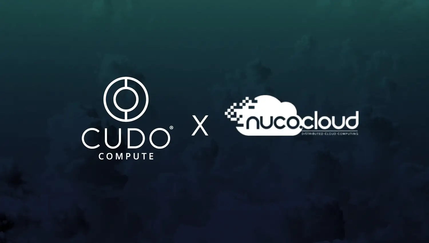nuco.cloud and Cudo partnership announcement - CUDOS cover photo