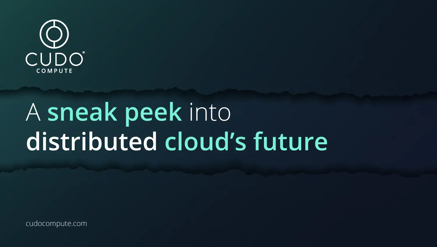 Cudo Compute - a sneak peek into distributed cloud’s future cover photo