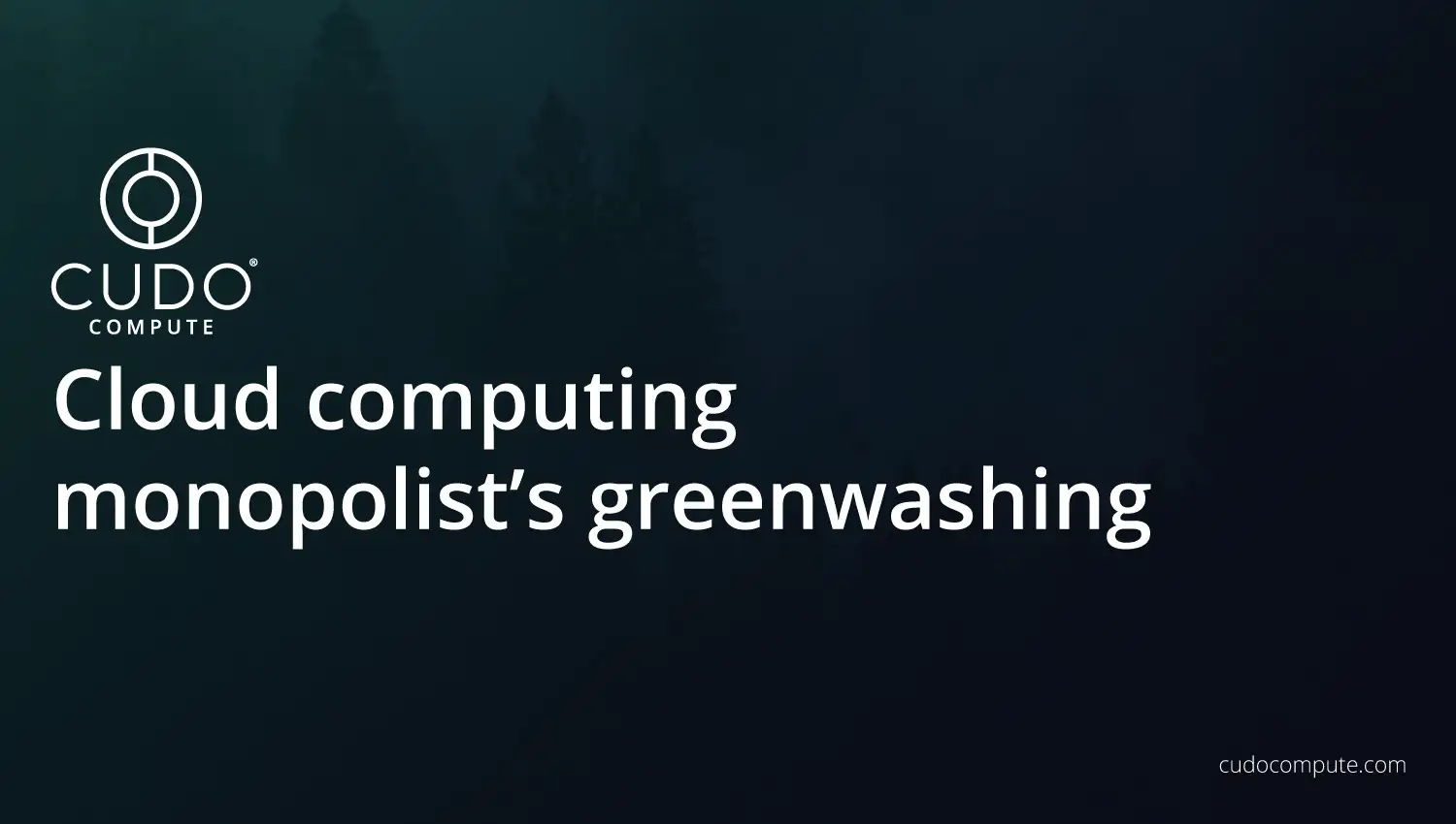 Greenwashing the cloud: hyperscale providers and the climate crisis cover photo