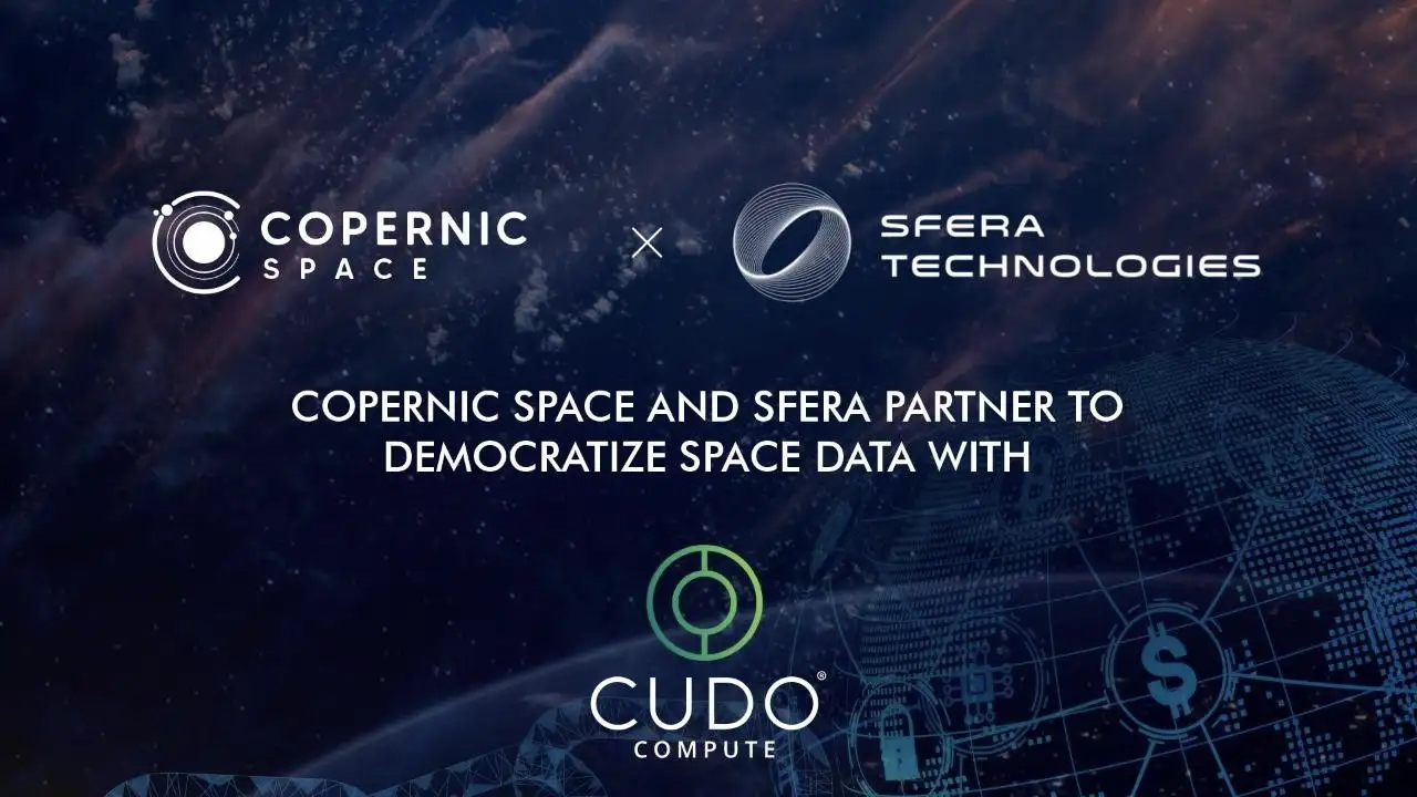 Copernic and Sfera democratise space data with Cudo Compute cover photo
