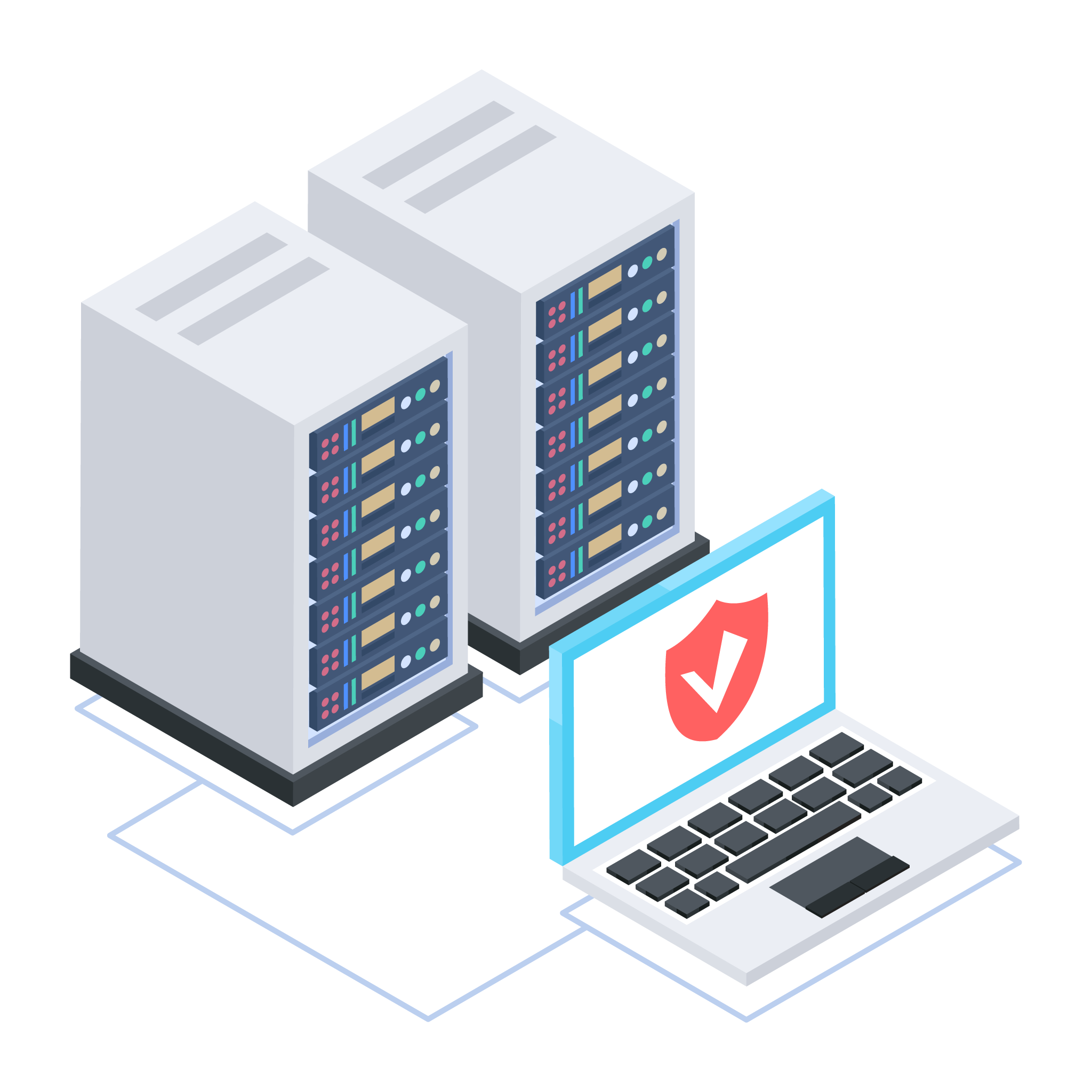 Secure network with enhanced access rules