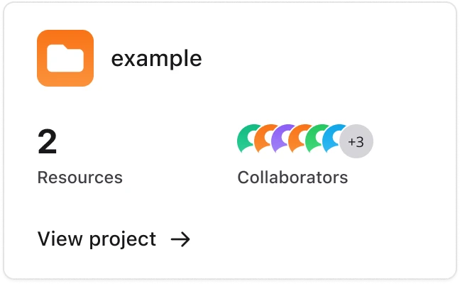 Project interface card